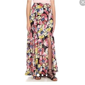 Free People- Hot Tropics Maxi Skirt- size 8!